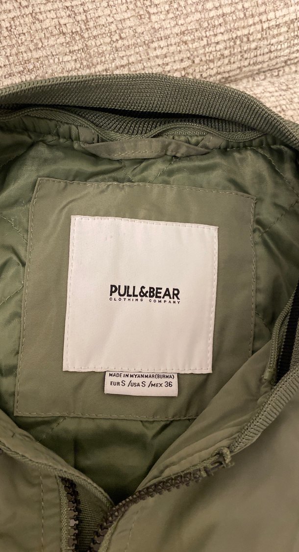 Erkek 
Haki Fermuarlı Midi Ceket - Görsel 2