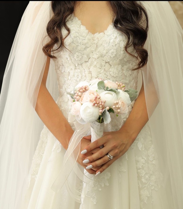 Modern Klasik Straplez A Kesim Beyaz Gelinlik - Görsel 2