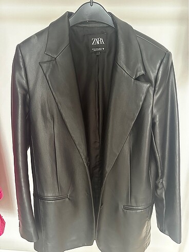 Zara Blazer Suni Deri Ceket
