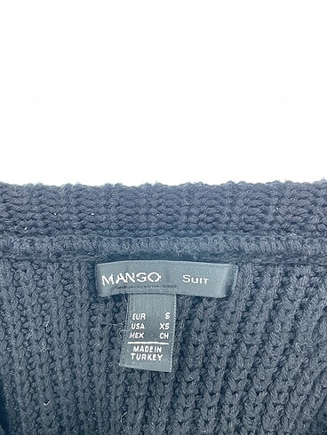 s Beden siyah Renk Mango Süveter %70 İndirimli.