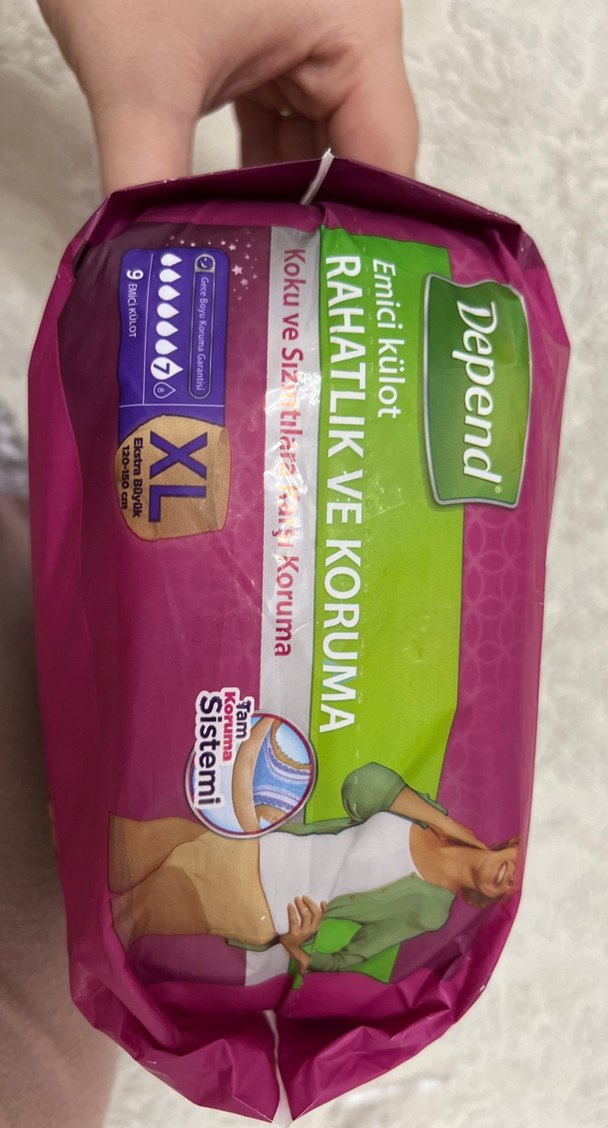 Depend XL Beden Rahatlık ve Koruma Alt Bezi - Görsel 3