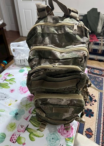 Erkek Kamuflaj Sırt Çantası - Görsel 4