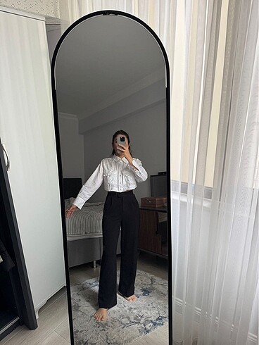 Zara crop gömlek