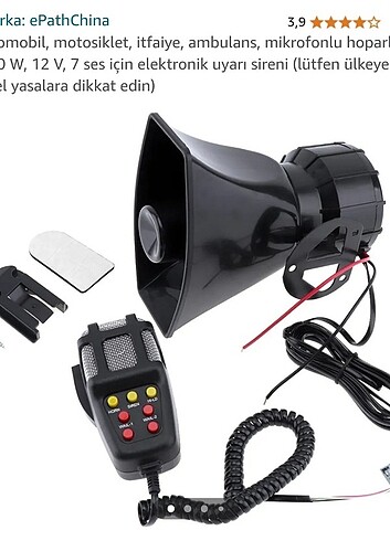 Araç megafonu 