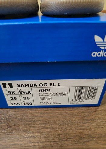 26 Beden beyaz Renk Adidas Erkek Çocuk Beyaz Sneaker