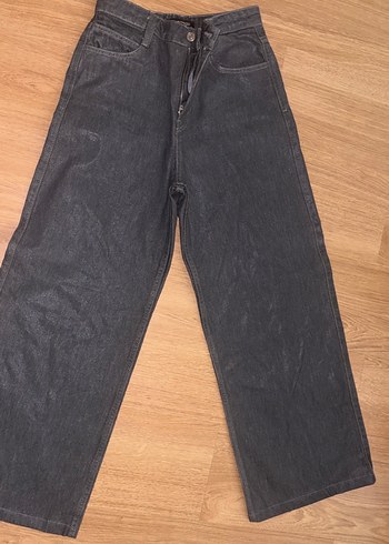 Diğer Gri Biraz Parlak Varak Denim Pantolon Jeans