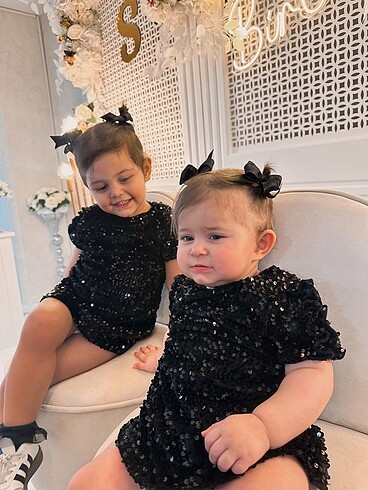Diğer Bebek çocuk abiye pullu payetli
