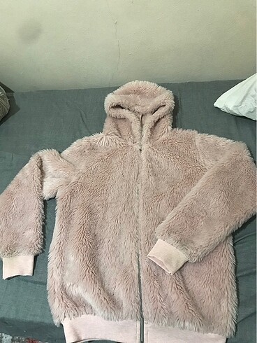 10 Yaş Beden pembe Renk Pembe kürk