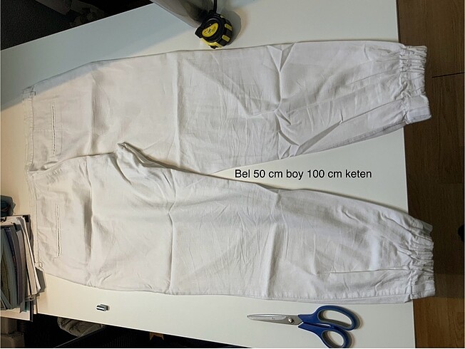 Keten pantolon - Görsel 3