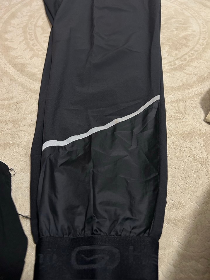 Erkek Siyah Fermuarlı Outdoor Eşofman Altı - Görsel 3