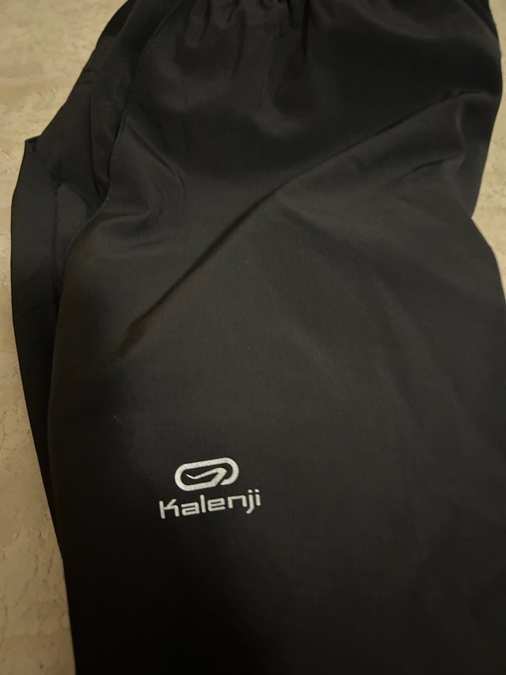 Erkek Siyah Fermuarlı Outdoor Eşofman Altı - Görsel 2