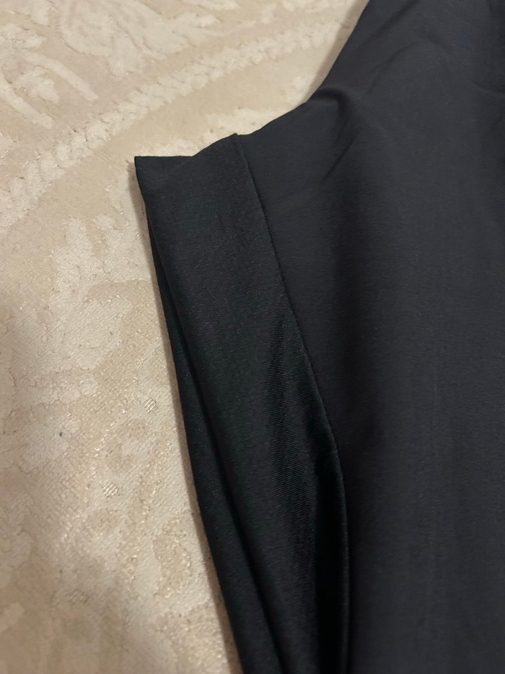 Erkek Siyah Fermuarlı Outdoor Eşofman Altı - Görsel 4