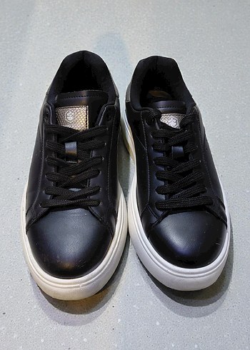 LUMBERJACK 40 Siyah Parlak Yılan Desenli Kadın Spor Ayakkabı - Görsel 2