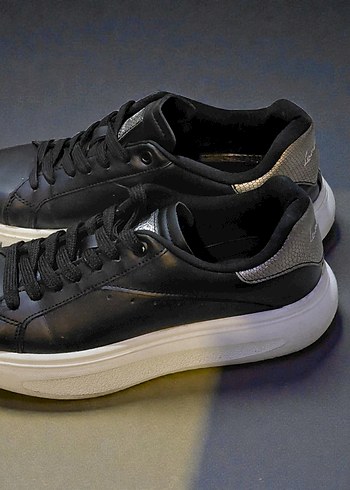 LUMBERJACK 40 Siyah Parlak Yılan Desenli Kadın Spor Ayakkabı - Görsel 3