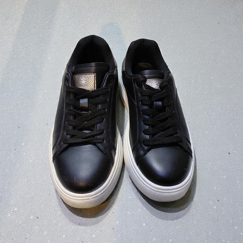 LUMBERJACK 40 Siyah Parlak Yılan Desenli Kadın Spor Ayakkabı - Görsel 2