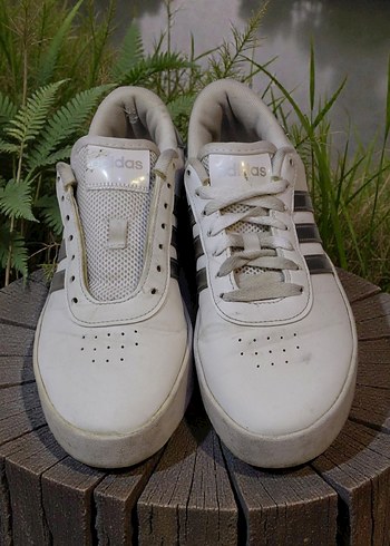 Adidas Beyaz Gri Platform Spor Ayakkabı 39.5 - Görsel 4