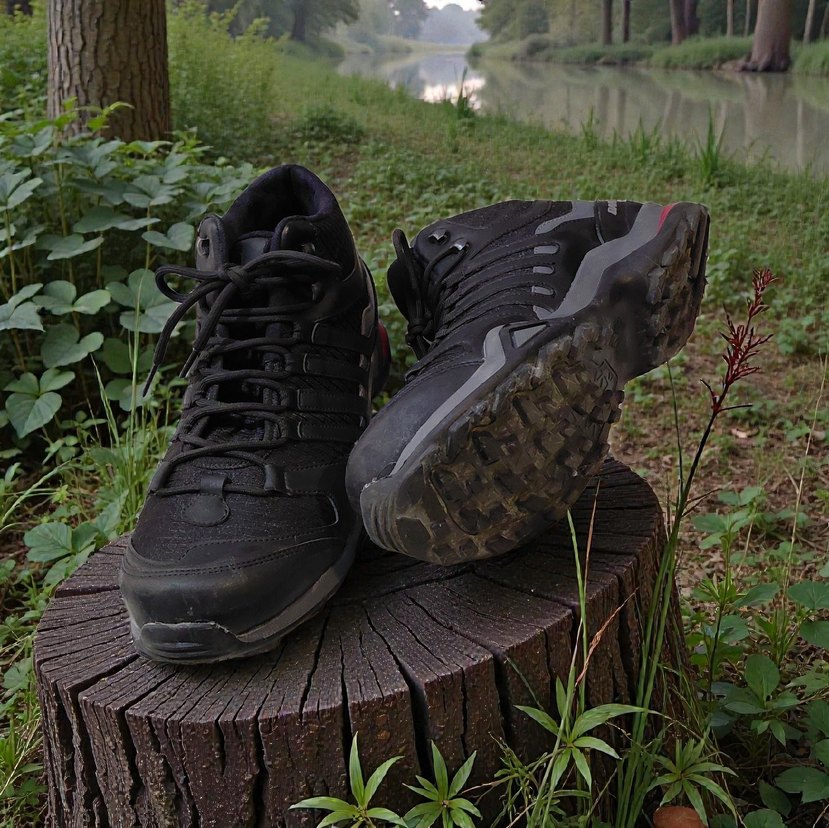 Siyah Bağcıklı Erkek Outdoor Ayakkabı 43 - Görsel 4