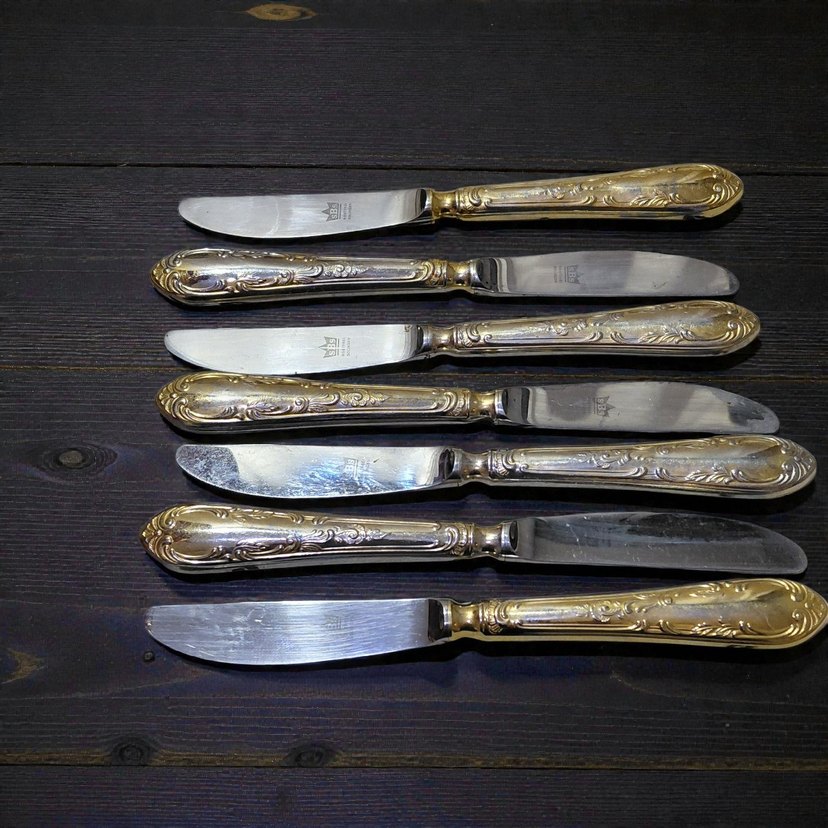 SOLİNGEN Altın kaplama Bıçak Seti - Görsel 2