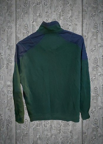 Abdullah kığılı Yeşil Fermuarlı Erkek Sweatshirt - Görsel 4