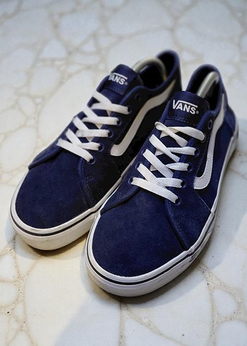 VANS 40.5 Lacivert Erkek Denim Spor Ayakkabı - Görsel 2
