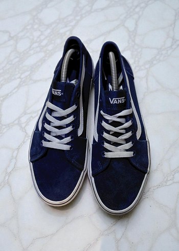 VANS 40.5 Lacivert Erkek Denim Spor Ayakkabı - Görsel 4
