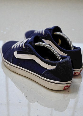 VANS 40.5 Lacivert Erkek Denim Spor Ayakkabı - Görsel 3