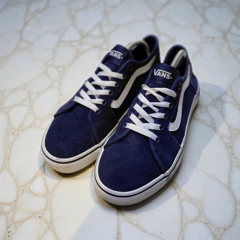 VANS 40.5 Lacivert Erkek Denim Spor Ayakkabı - Görsel 2