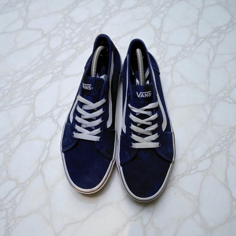 VANS 40.5 Lacivert Erkek Denim Spor Ayakkabı - Görsel 4