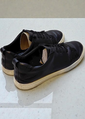 DESA 41 Siyah Deri Erkek Günlük Ayakkabı - Görsel 3