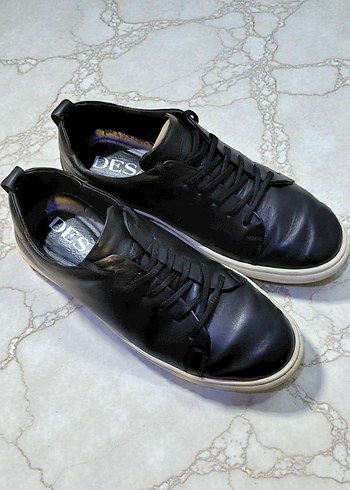 DESA 41 Siyah Deri Erkek Günlük Ayakkabı - Görsel 4