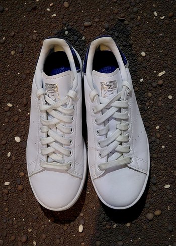 Beyaz Bağcıklı ADİDAS Stansimit Sneakers - Görsel 4