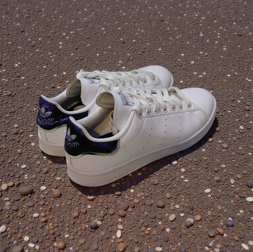 Beyaz Bağcıklı ADİDAS Stansimit Sneakers - Görsel 2