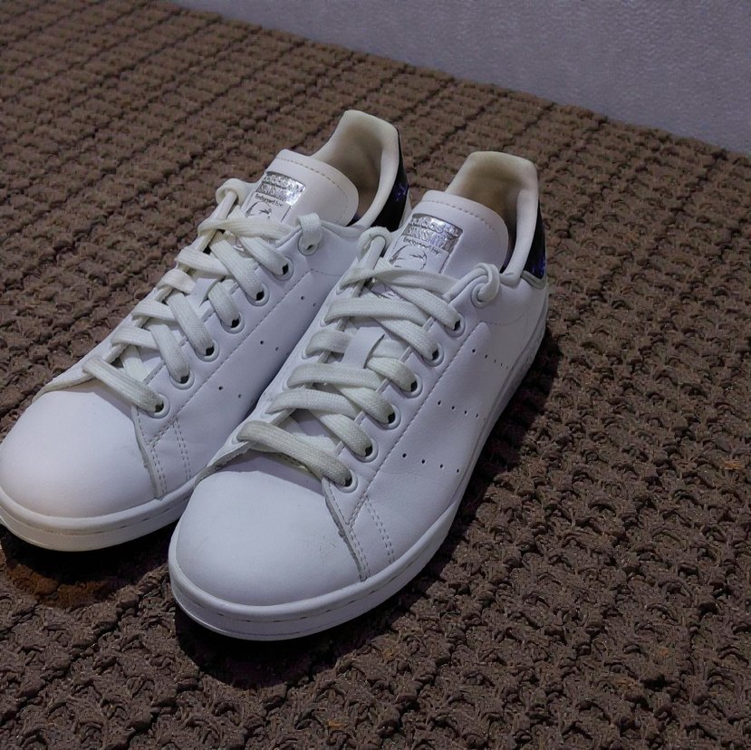 Beyaz Bağcıklı ADİDAS Stansimit Sneakers - Görsel 3