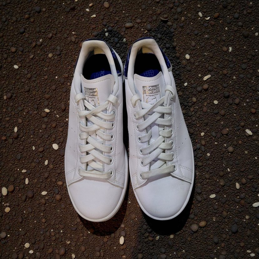 Beyaz Bağcıklı ADİDAS Stansimit Sneakers - Görsel 4