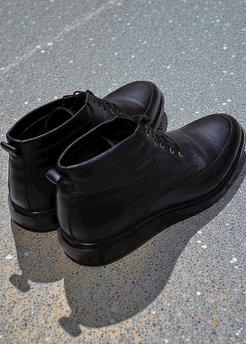 BETA Siyah Erkek Klasik DERİ Bot - Görsel 2