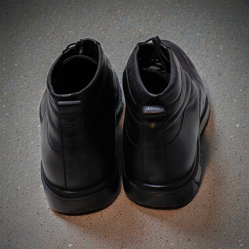 BETA Siyah Erkek Klasik DERİ Bot - Görsel 4