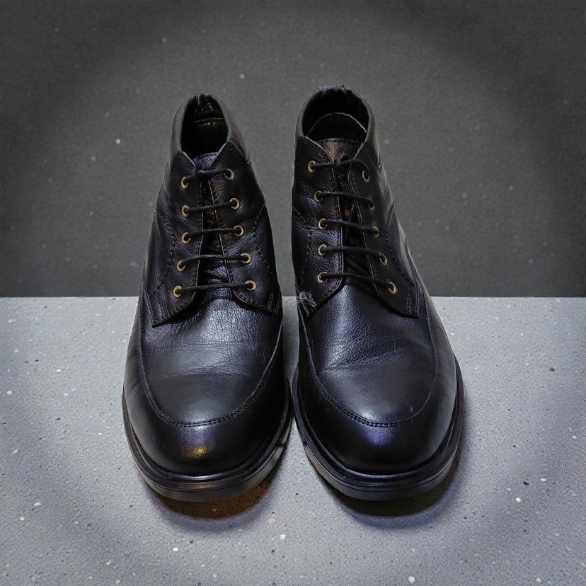 BETA Siyah Erkek Klasik DERİ Bot - Görsel 3