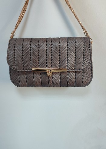 Bej Deri  Kadın Çanta - Görsel 2