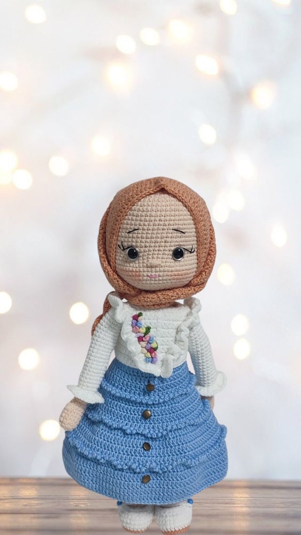 Tesettür Örgü Bebek - Görsel 2