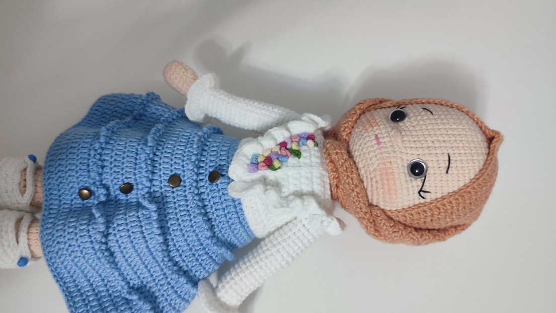 Tesettür Örgü Bebek - Görsel 3