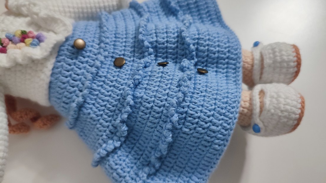 Tesettür Örgü Bebek - Görsel 4