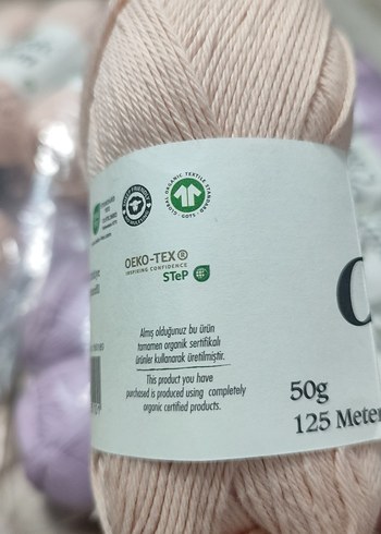 Organic Cotton ip, örgü ipi merserize ip - Görsel 4