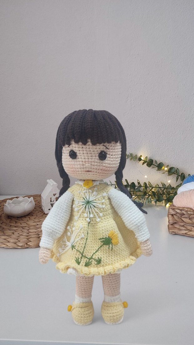 Sarı Elbiseli Bebek - Görsel 2