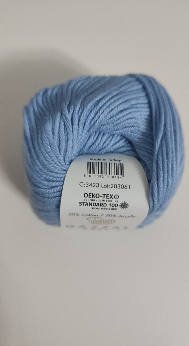 Gazzal Baby Cotton İplik - Mavi - Görsel 3