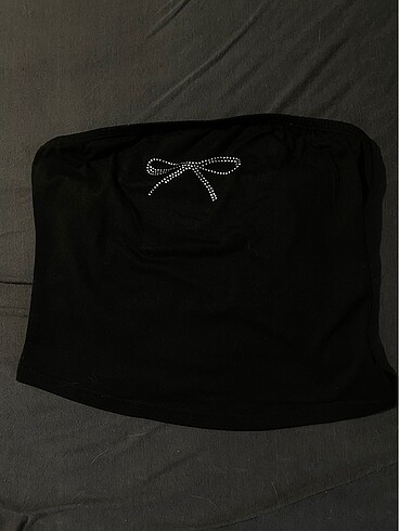 siyah crop top