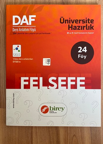 DAF Felsefe Üniversite Hazırlık Ders Anlatım Föyü - Görsel 2