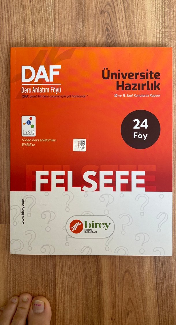 DAF Felsefe Üniversite Hazırlık Ders Anlatım Föyü - Görsel 2