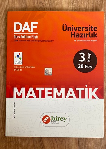 DAF Matematik Üniversite Hazırlık Kitabı 3 - Görsel 2