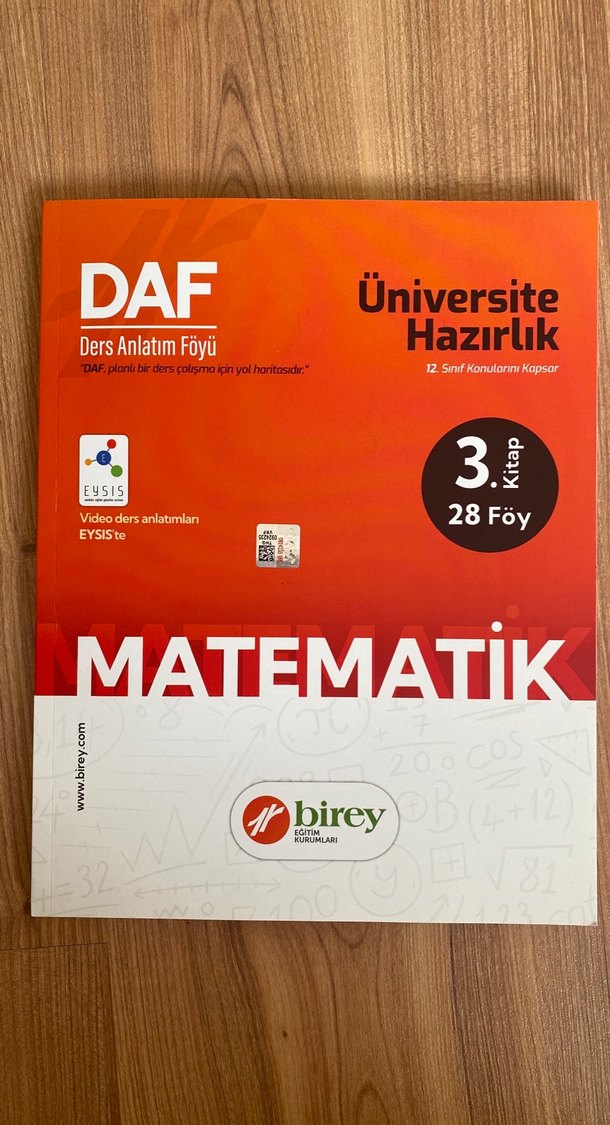 DAF Matematik Üniversite Hazırlık Kitabı 3 - Görsel 2