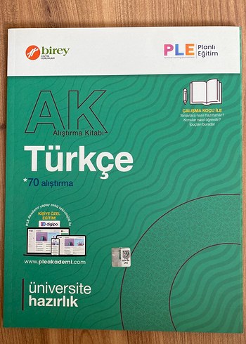 Birey AK Türkçe Üniversite Hazırlık Kitabı - Görsel 2